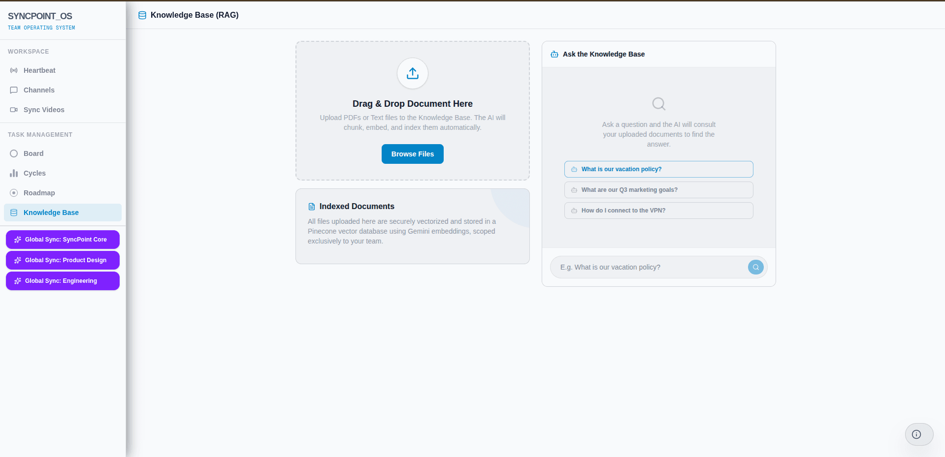 3. The Brain (AI Knowledge Base) - view 1